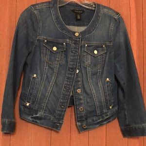 White House Black Market Jean Jacket